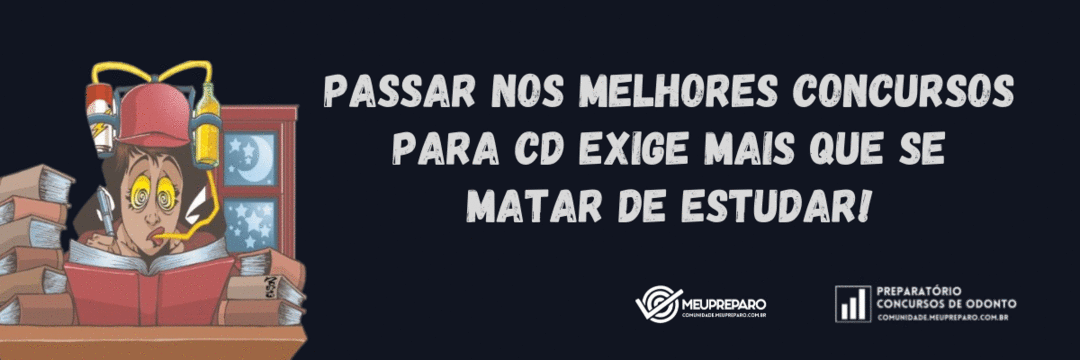 Para ser aprovado nos melhores concursos para CD não basta 'se matar' de estudar!